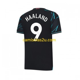 Camisolas de futebol Manchester City Erling Haaland 9 Equipamento 3ª 2023/24 Manga Curta